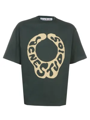 Acne Studios Logo Printed Crewneck T-Shirt