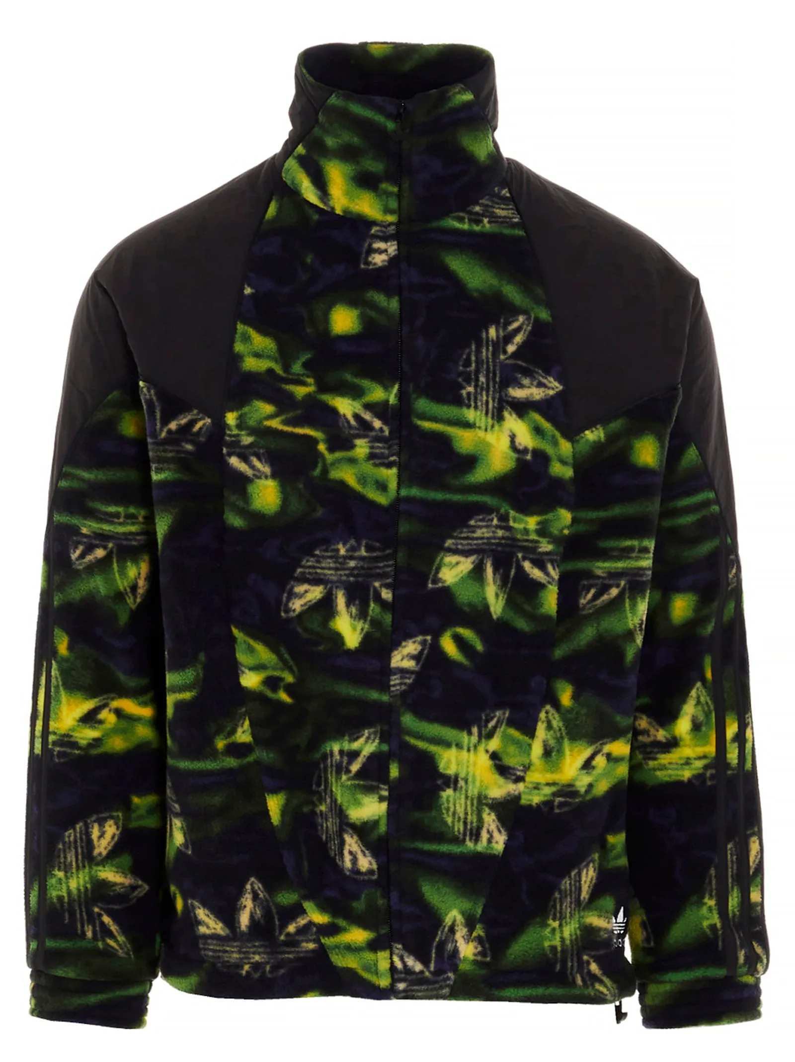 Adidas Originals Big Trefoil Printed Polar Fleece Track Jacket