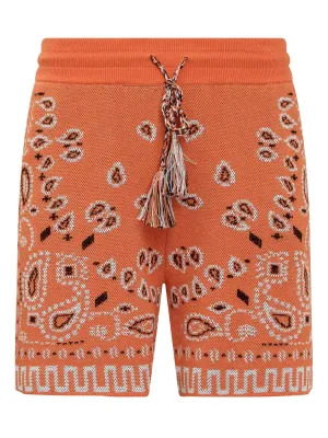Alanui Bandana Patterned Shorts