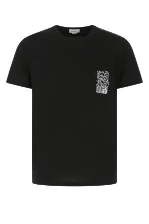 Alexander McQueen Blake Illustration-Print Crewneck T-Shirt
