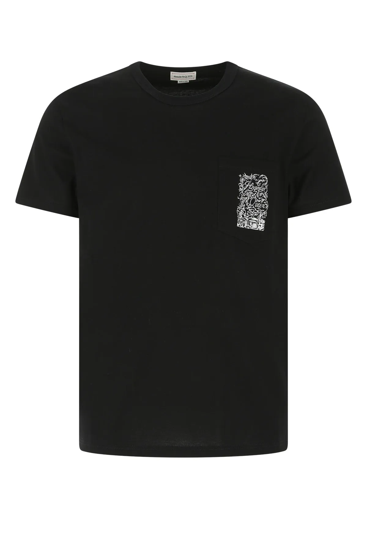 Alexander McQueen Blake Illustration-Print Crewneck T-Shirt