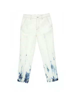 Alexander McQueen Blue Sky Print Jeans