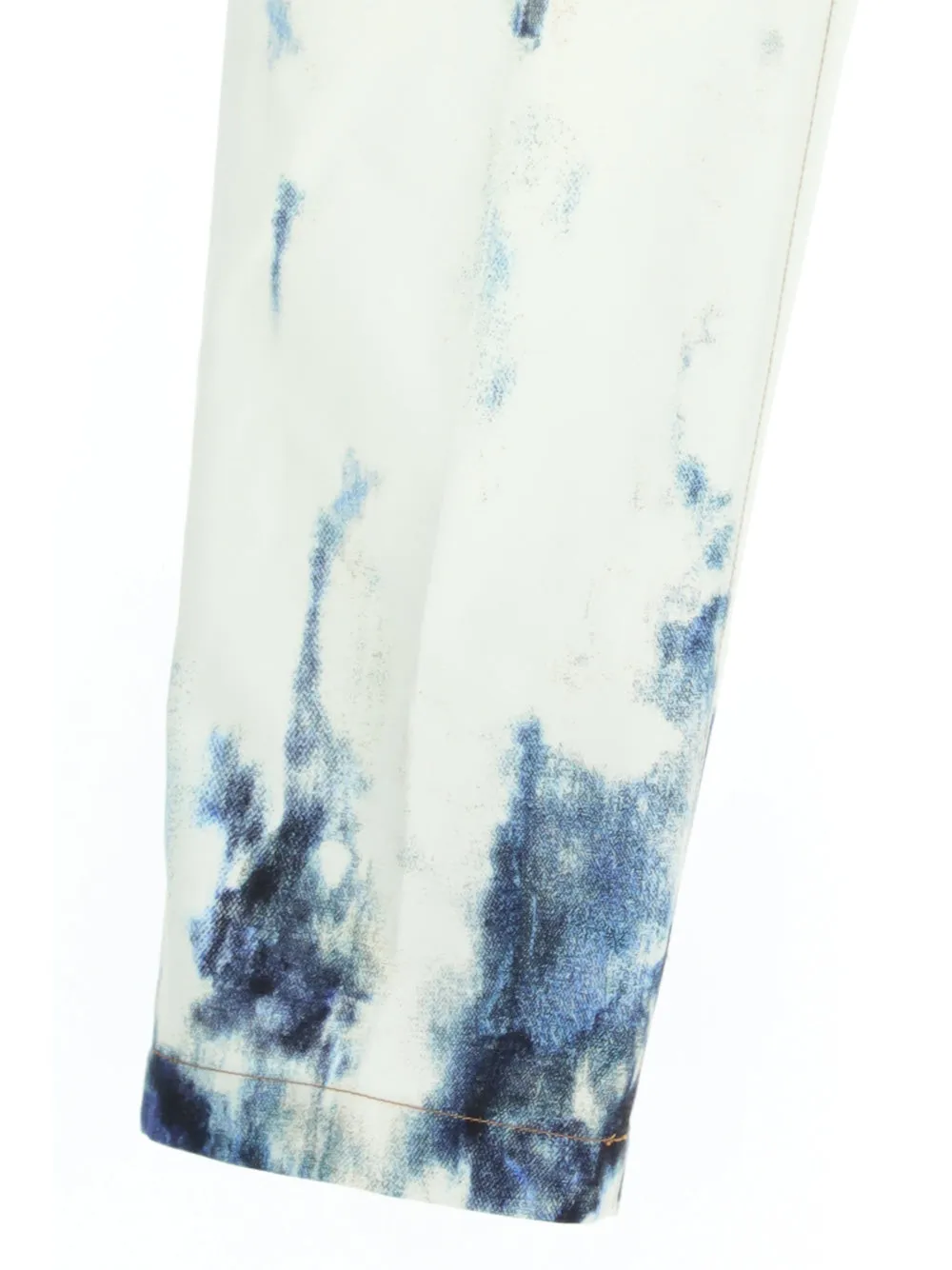 Alexander McQueen Blue Sky Print Jeans