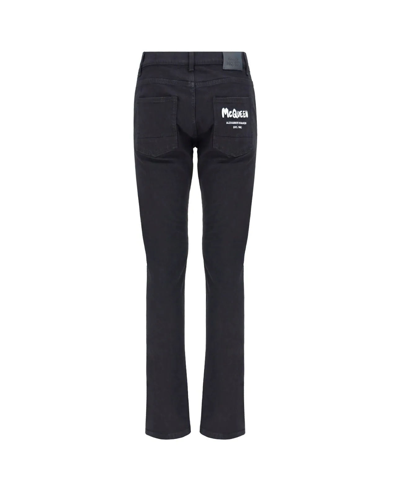 Alexander McQueen Graffiti Denim Jeans