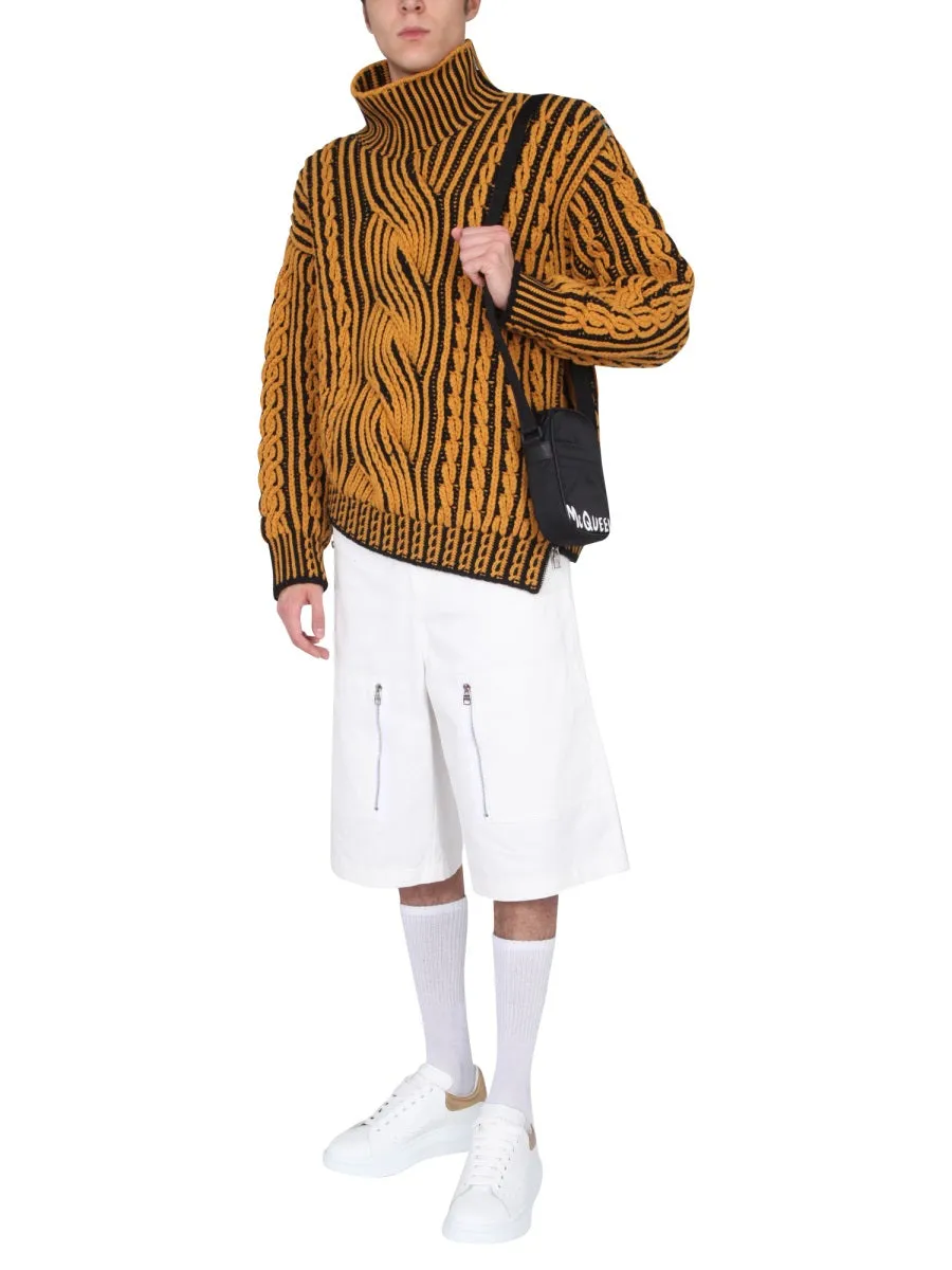 Alexander McQueen Japanese Gabardine Shorts