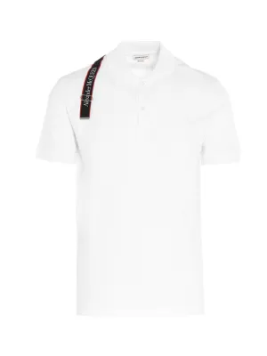 Alexander McQueen Logo Band Polo Shirt