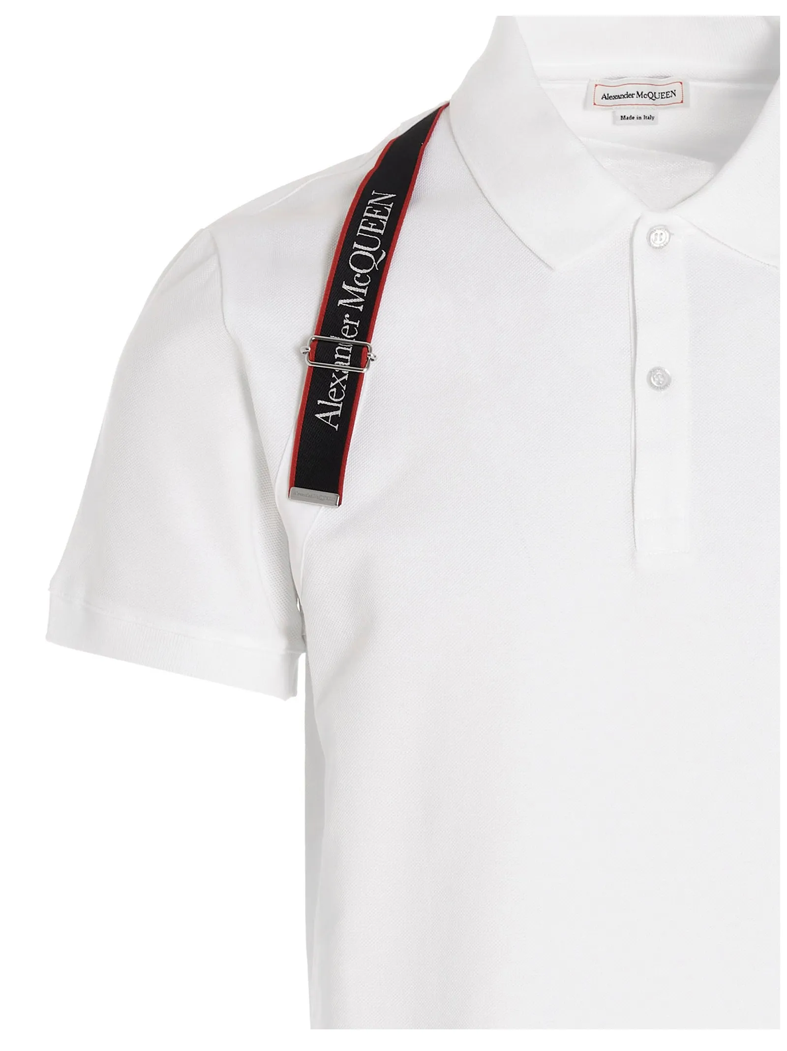 Alexander McQueen Logo Band Polo Shirt