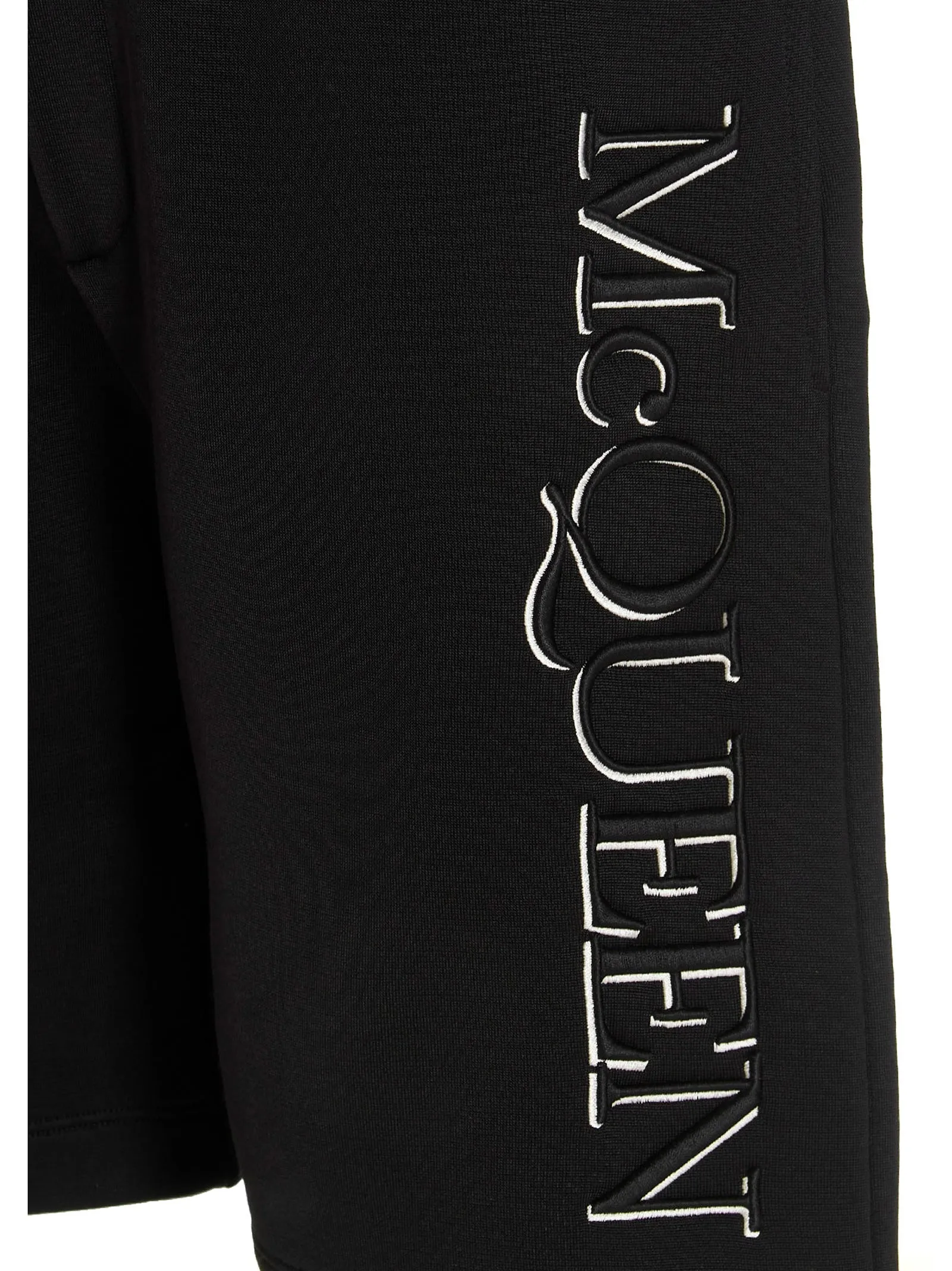Alexander McQueen Logo Embroidered Shorts
