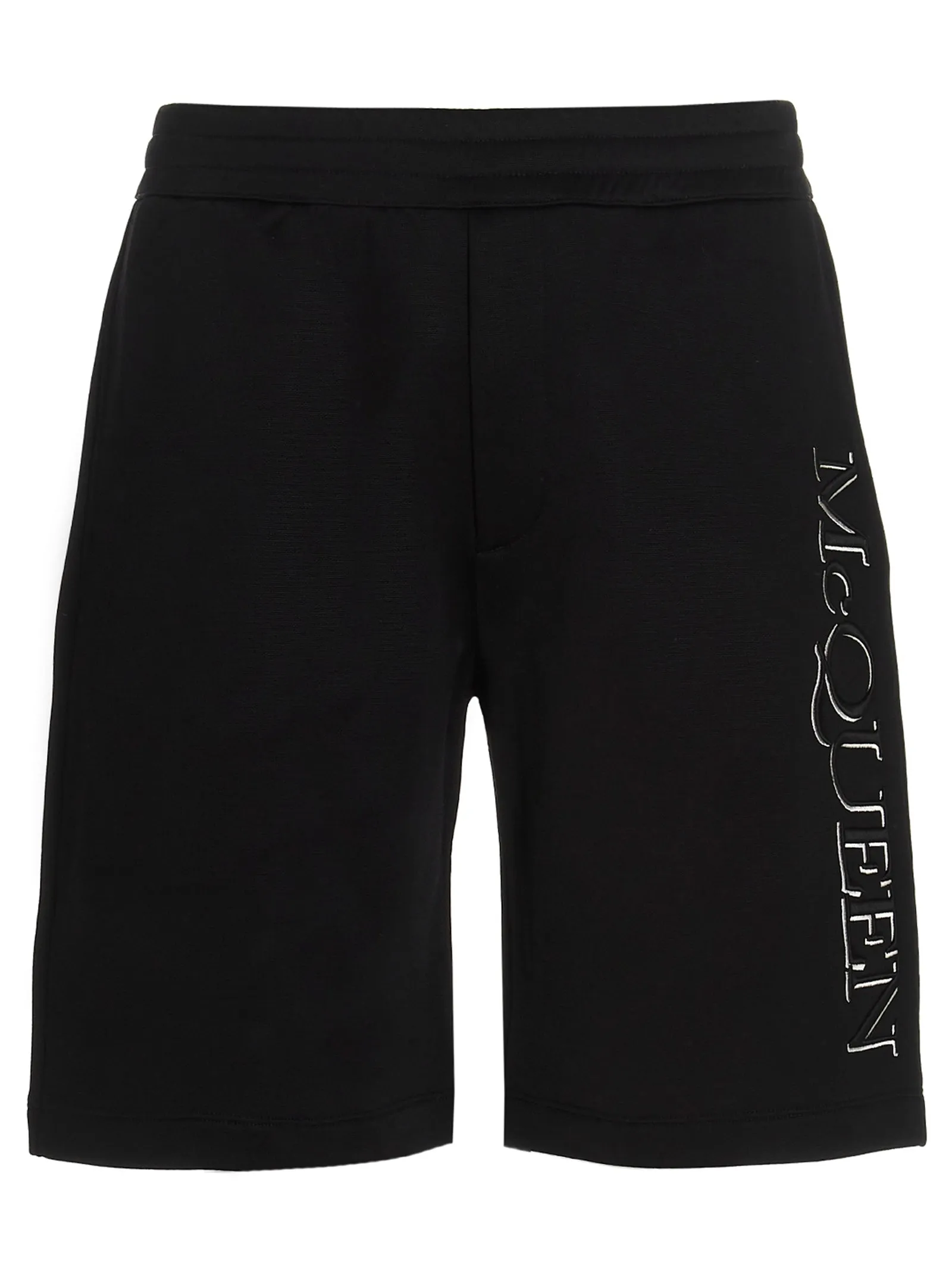 Alexander McQueen Logo Embroidered Shorts