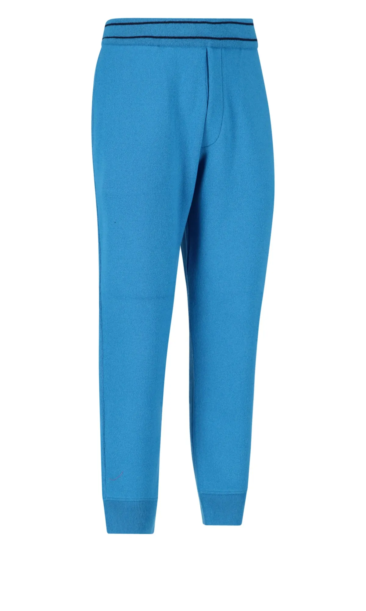 Alexander McQueen Logo Embroidered Striped Trim Trousers