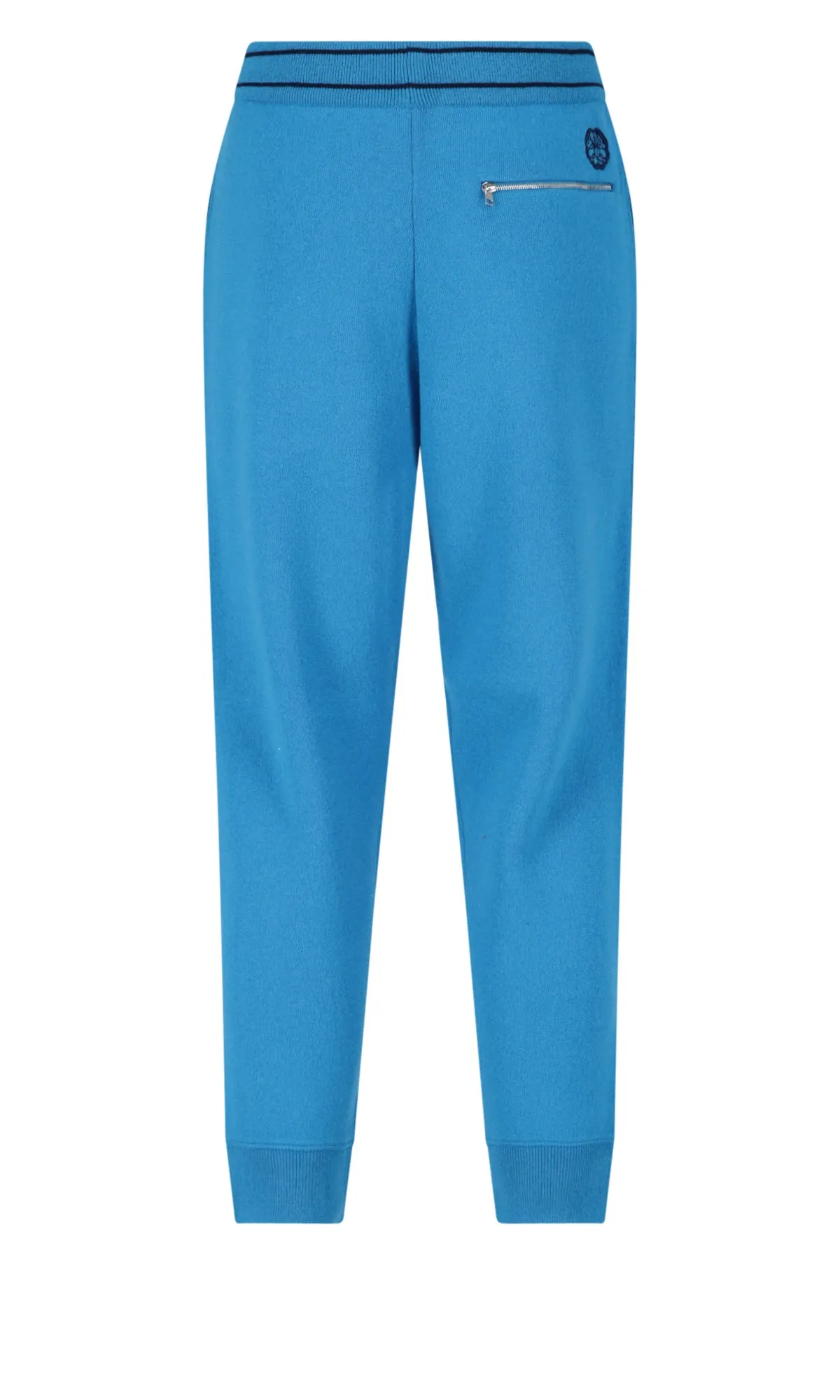 Alexander McQueen Logo Embroidered Striped Trim Trousers
