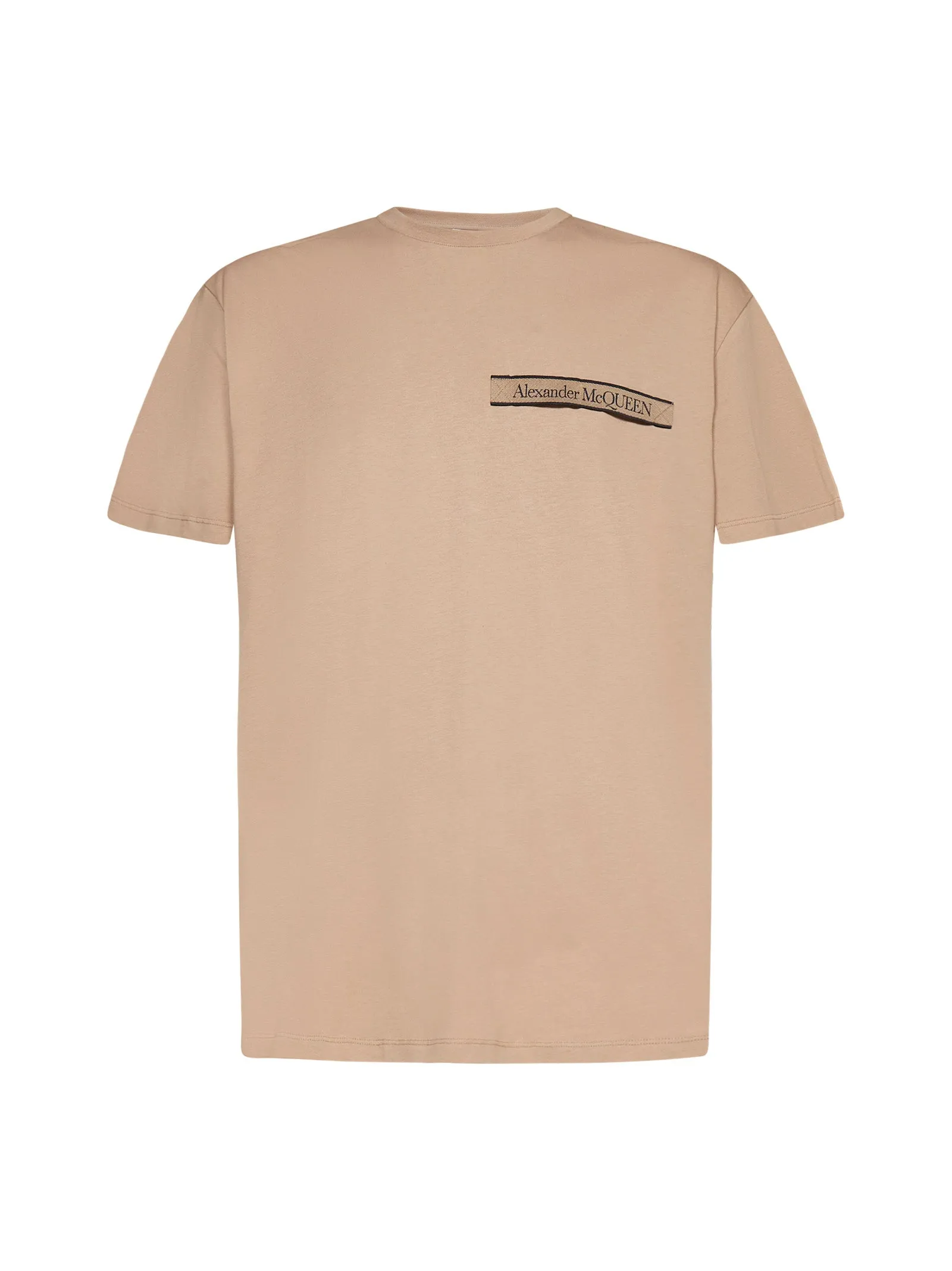 Alexander McQueen Logo Patch Crewneck T-Shirt