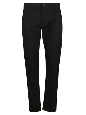 Alexander McQueen Logo Patch Slim Fit Jeans