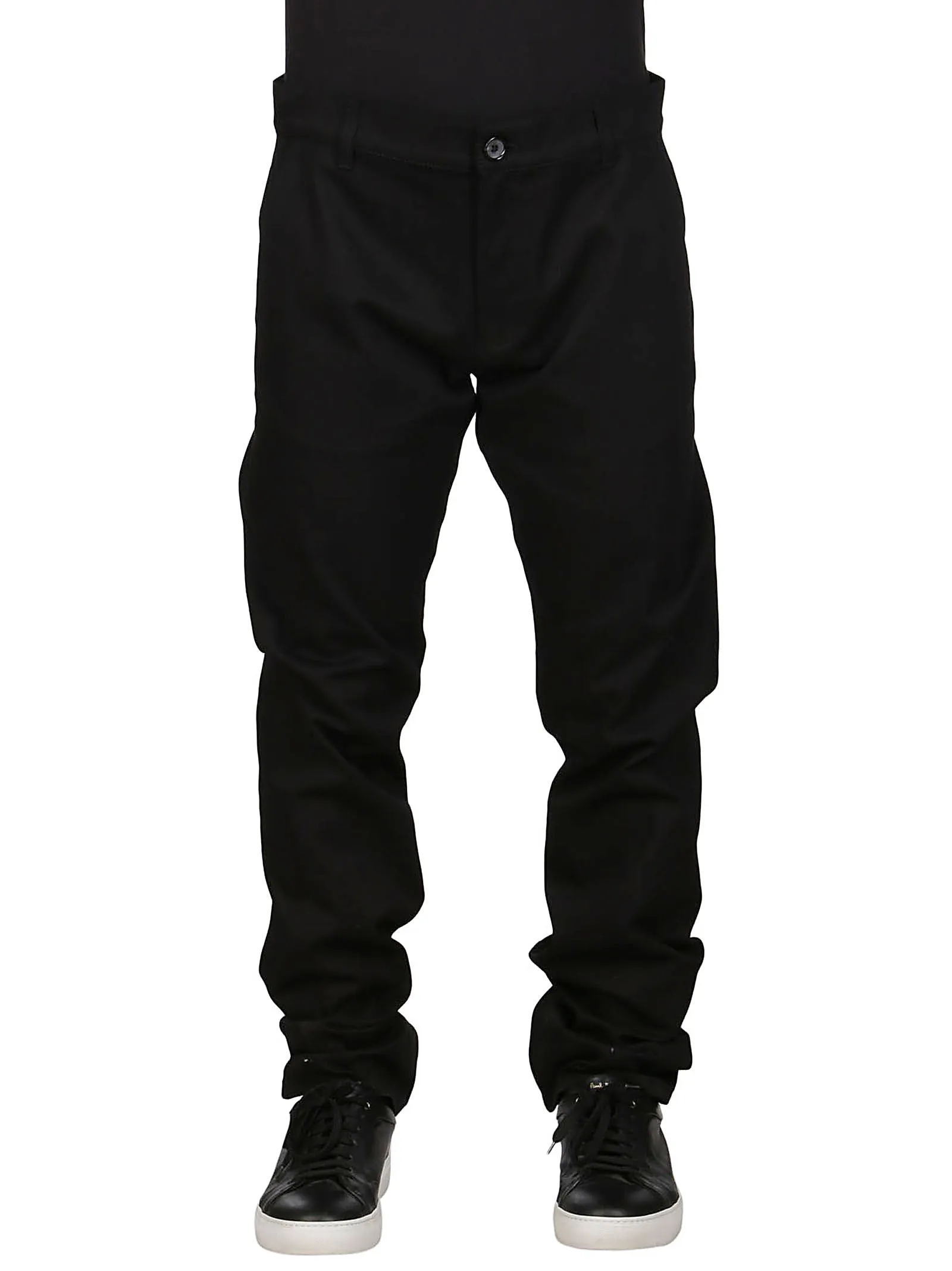 Alexander McQueen Logo Patch Slim Fit Jeans