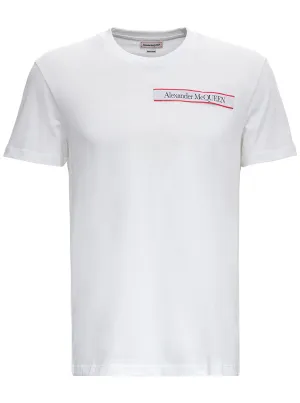 Alexander McQueen Logo Patch T-Shirt