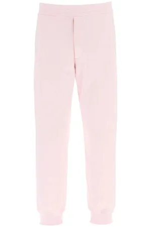Alexander McQueen Logo Print Elastic Waist Jogging Pants