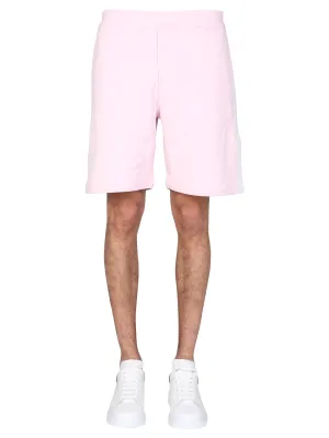Alexander McQueen Logo Printed Sweat Shorts