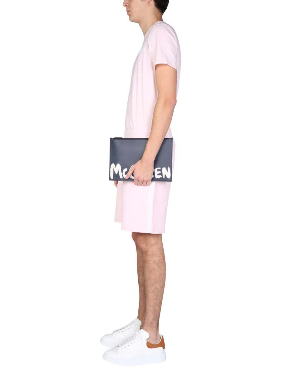 Alexander McQueen Logo Printed Sweat Shorts