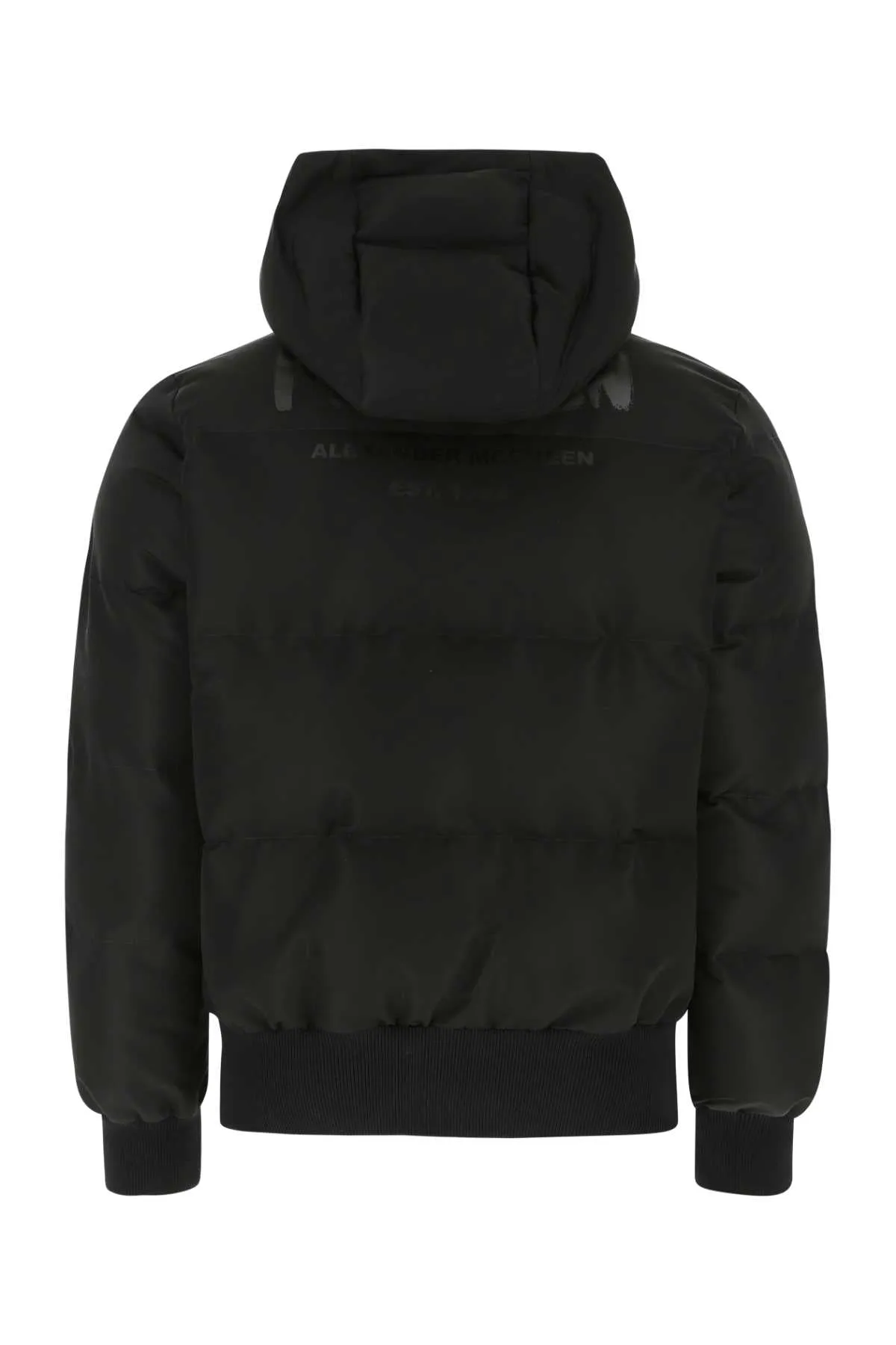Alexander McQueen Logo-Printed Zipped Puffer Jacket