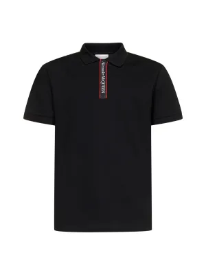 Alexander McQueen Logo Tape Polo Shirt