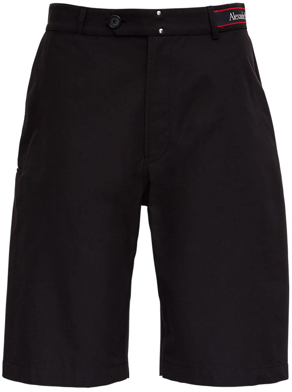 Alexander McQueen Logo Waistband Bermuda Shorts