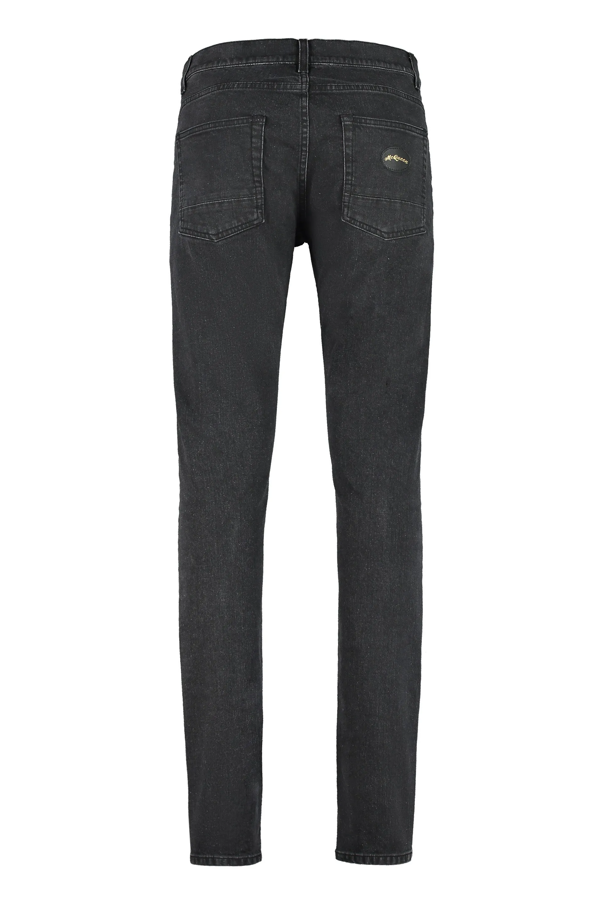 Alexander McQueen Mid-Rise Skinny Jeans
