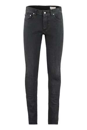 Alexander McQueen Mid-Rise Skinny Jeans