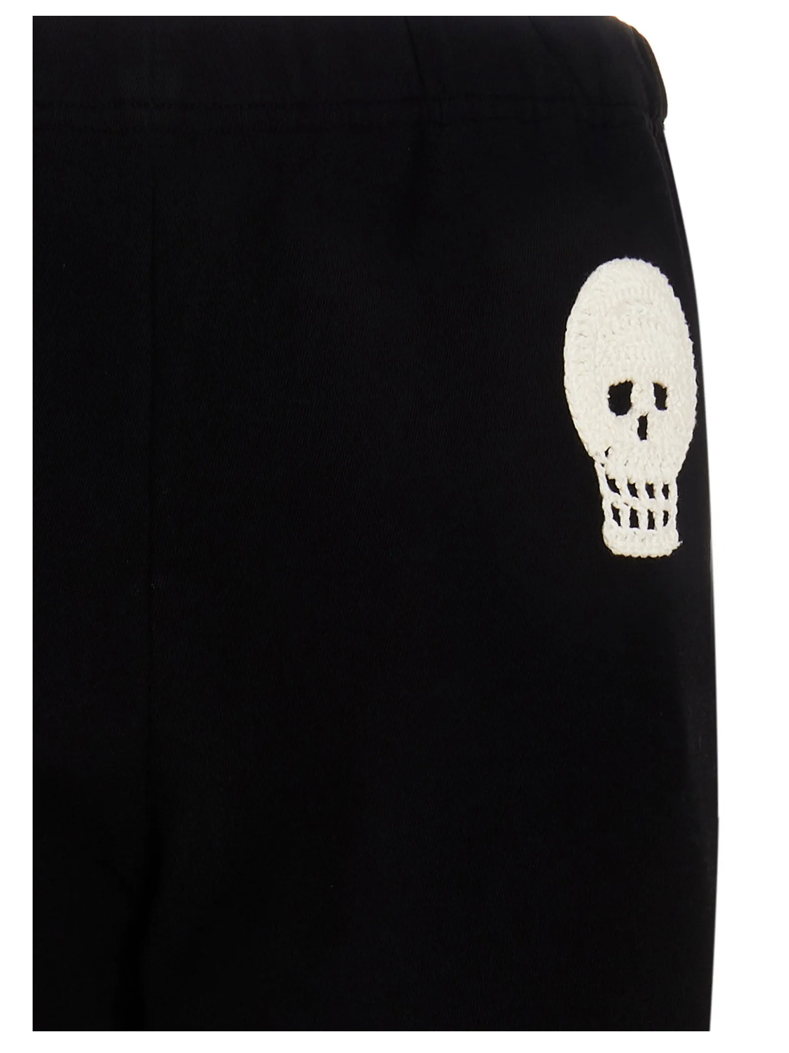 Alexander McQueen Skull Embroidered Straight-Leg Pants