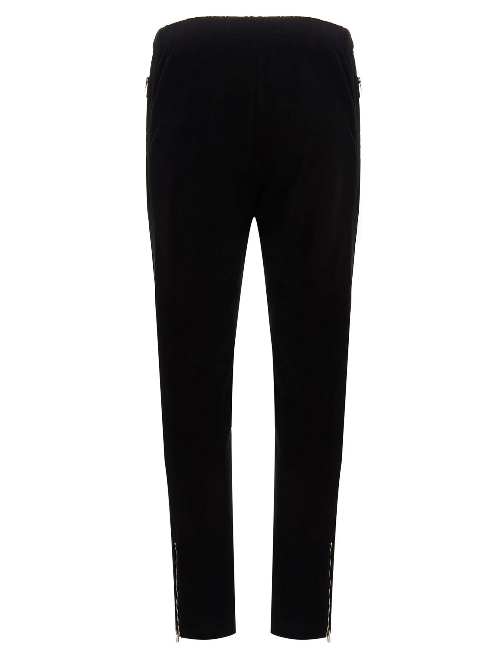 Alexander McQueen Skull Embroidered Straight-Leg Pants