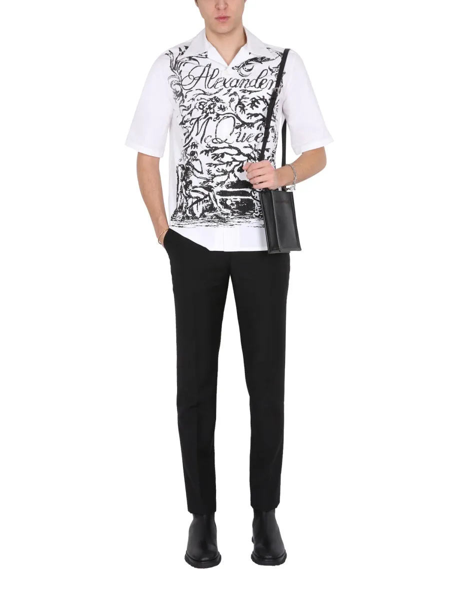 Alexander McQueen Slim-Cut Tailored Pants