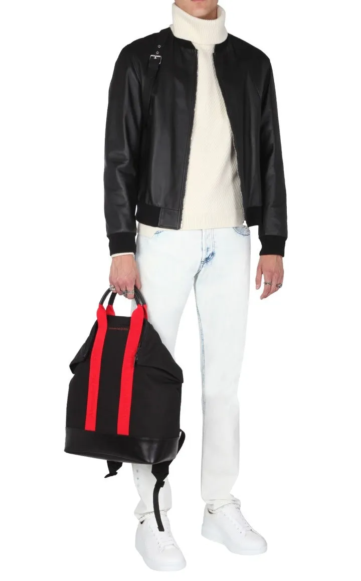 Alexander McQueen Straight-Leg Acid Wash Jeans