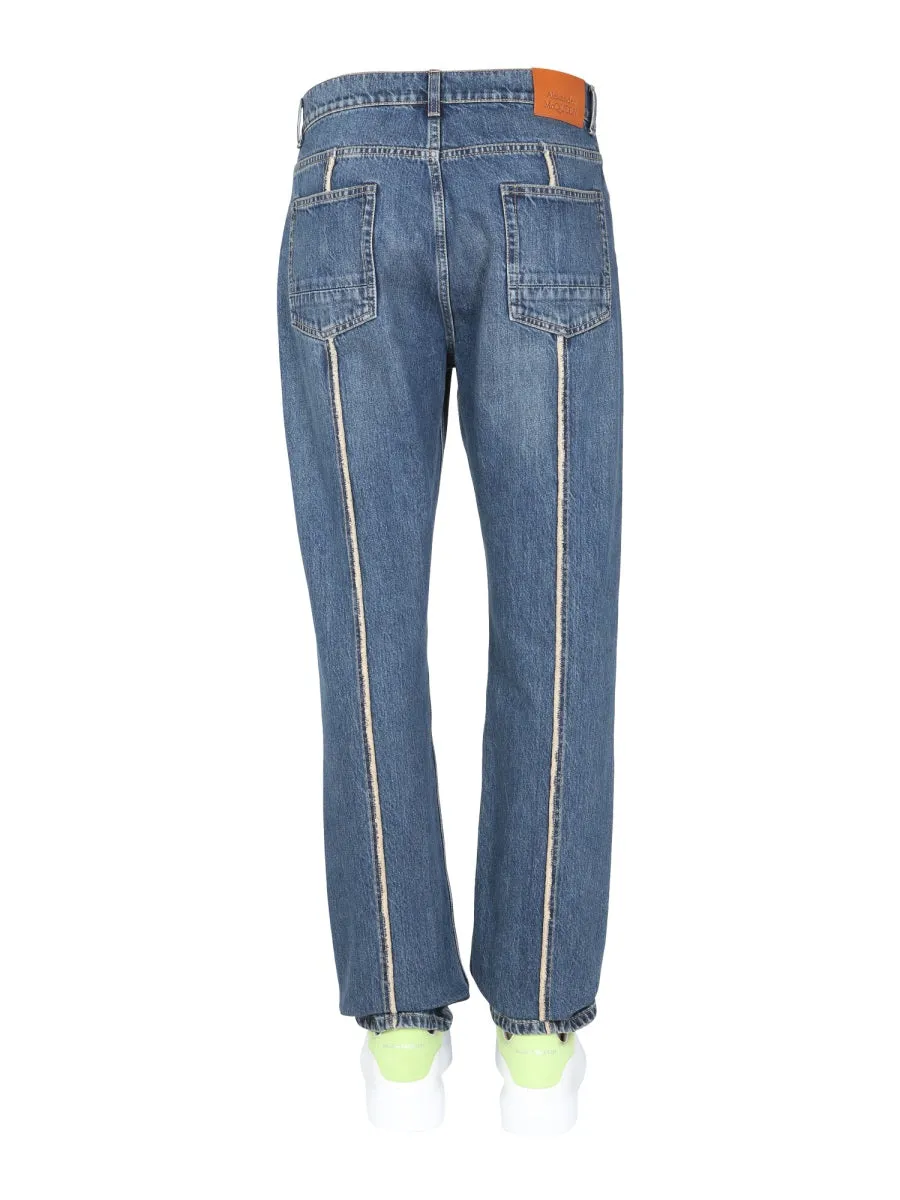 Alexander McQueen Straight Leg Jeans