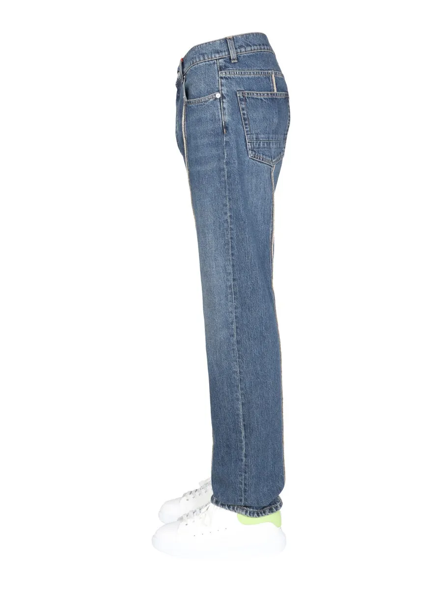 Alexander McQueen Straight Leg Jeans
