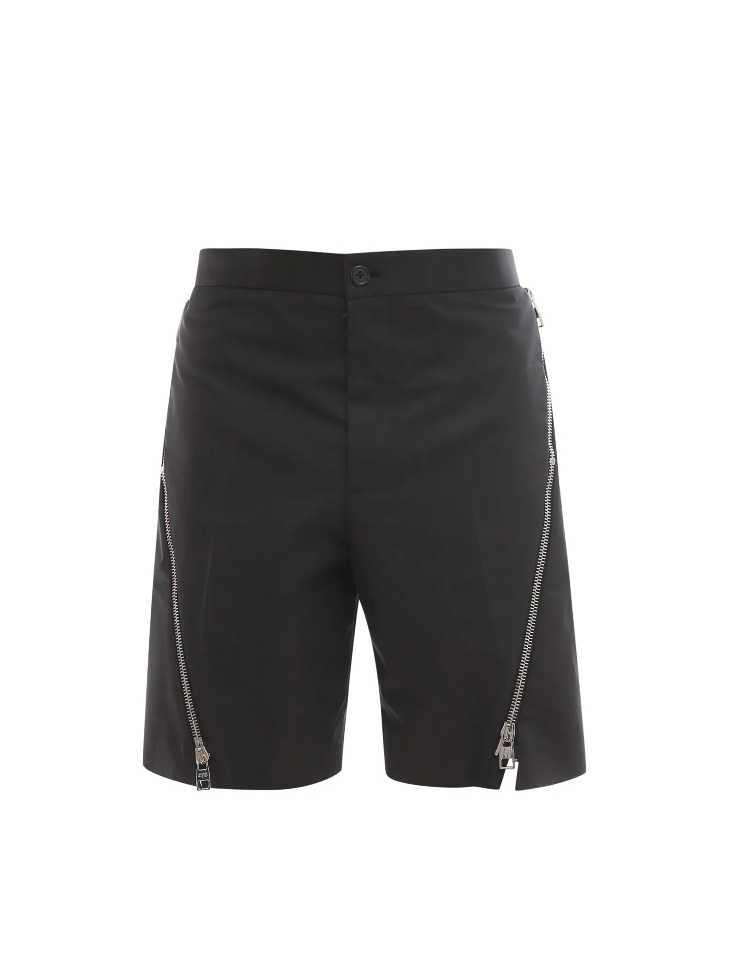 Alexander McQueen Zip Detailed Bermuda Shorts