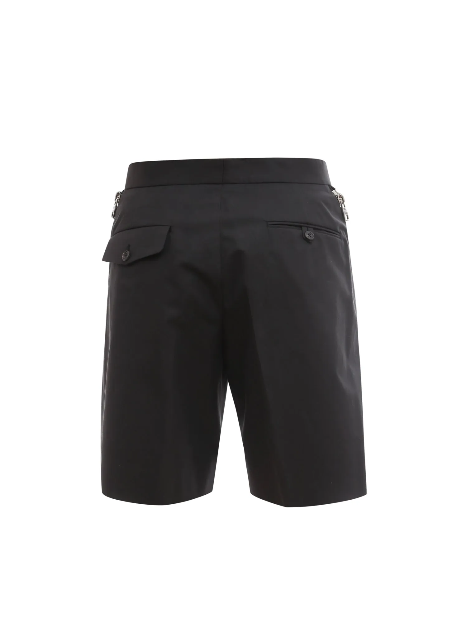 Alexander McQueen Zip Detailed Bermuda Shorts