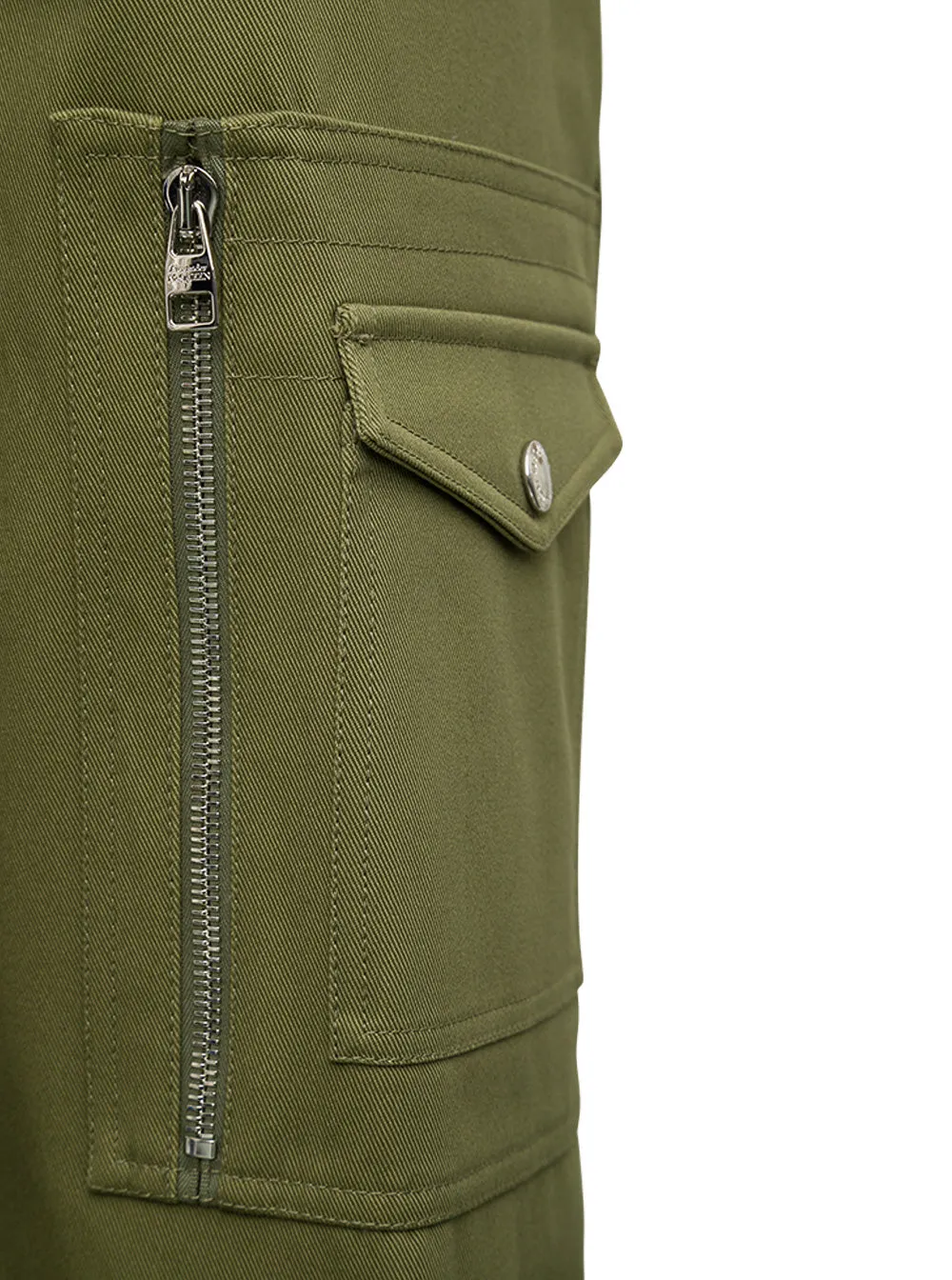 Alexander McQueen Zip-Up Buttoned Trousers