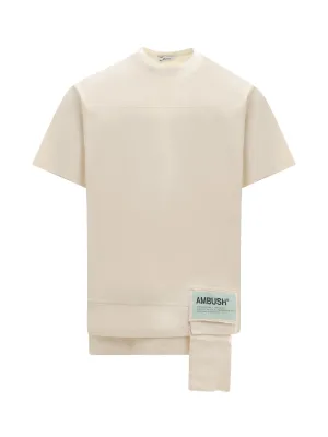Ambushv Logo Patch Crewneck T-Shirt