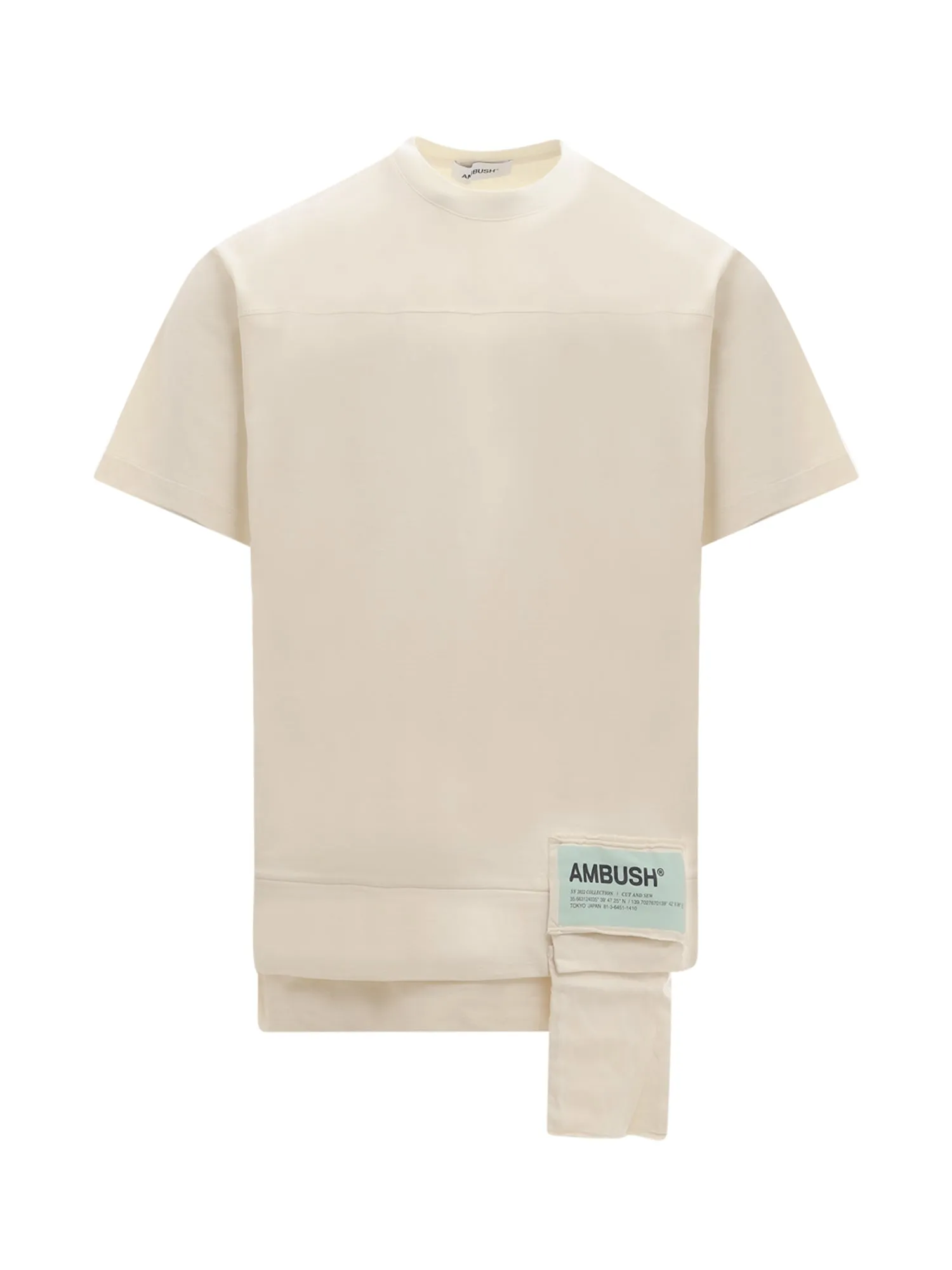 Ambushv Logo Patch Crewneck T-Shirt