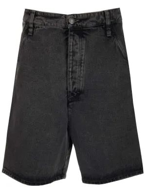 AMI Alex Fit Denim Shorts