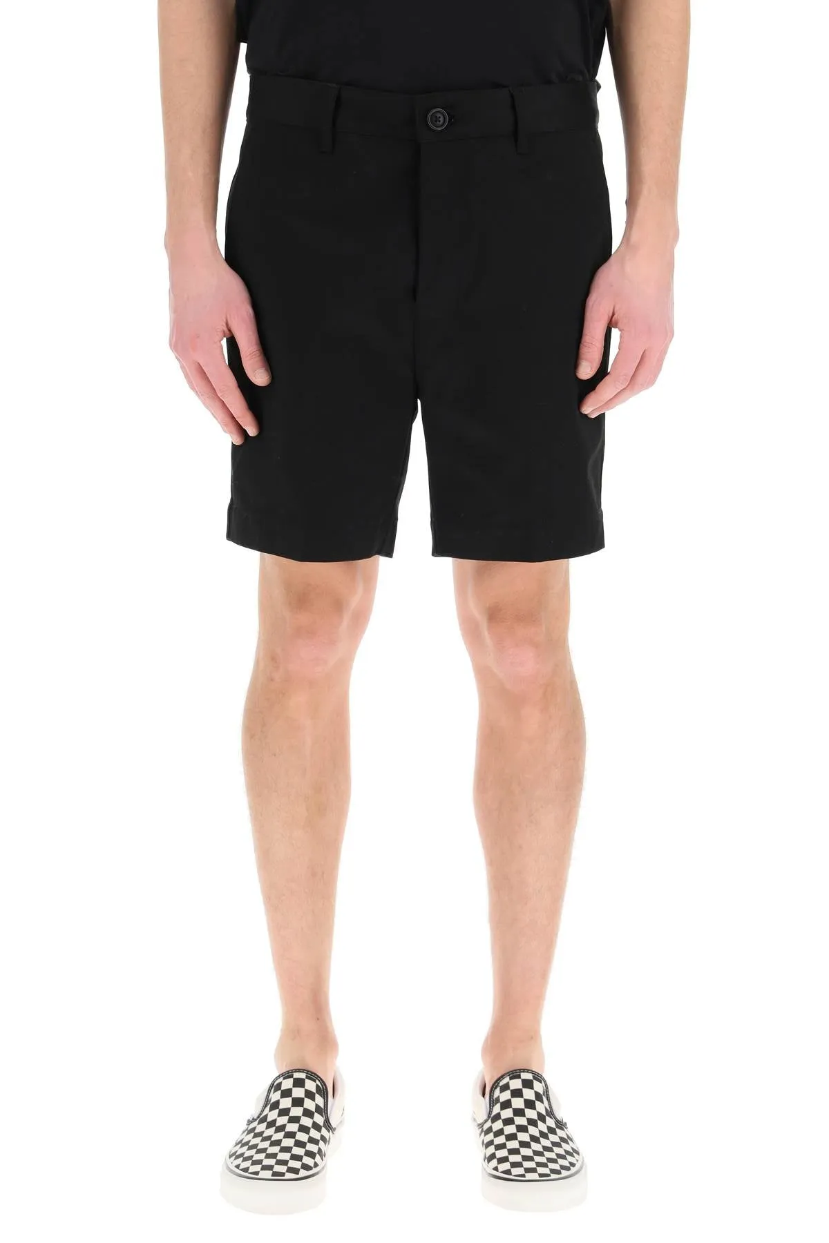 AMI Button Detailed Bermuda Shorts