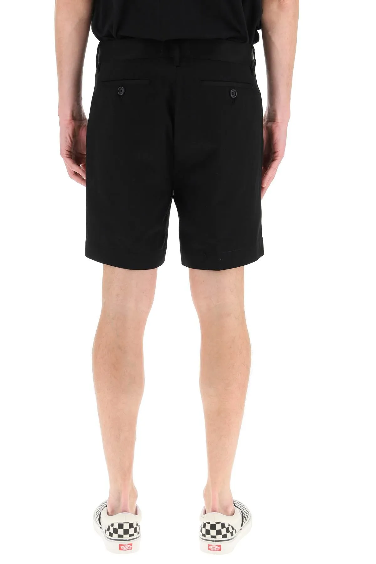AMI Button Detailed Bermuda Shorts
