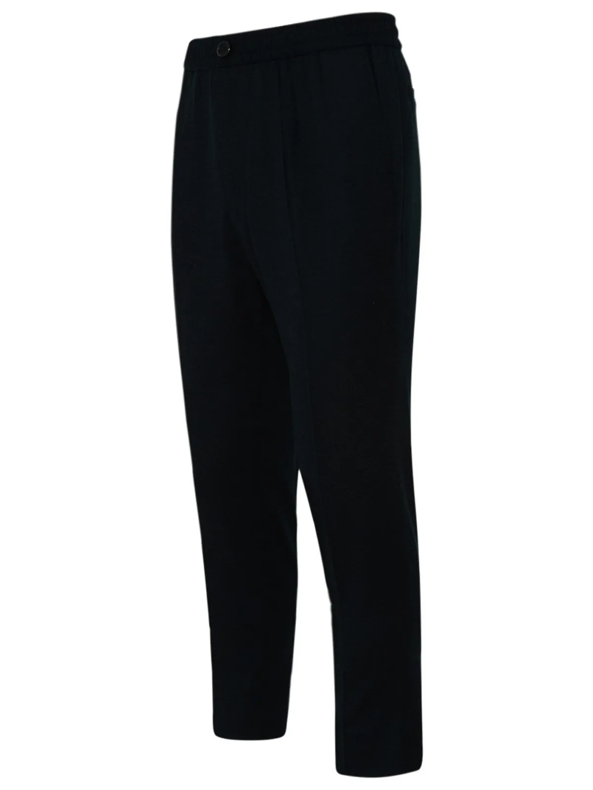 AMI Elasticated Waist Cropped Trousers