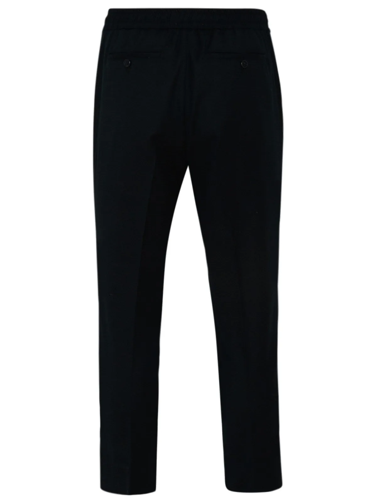 AMI Elasticated Waist Cropped Trousers