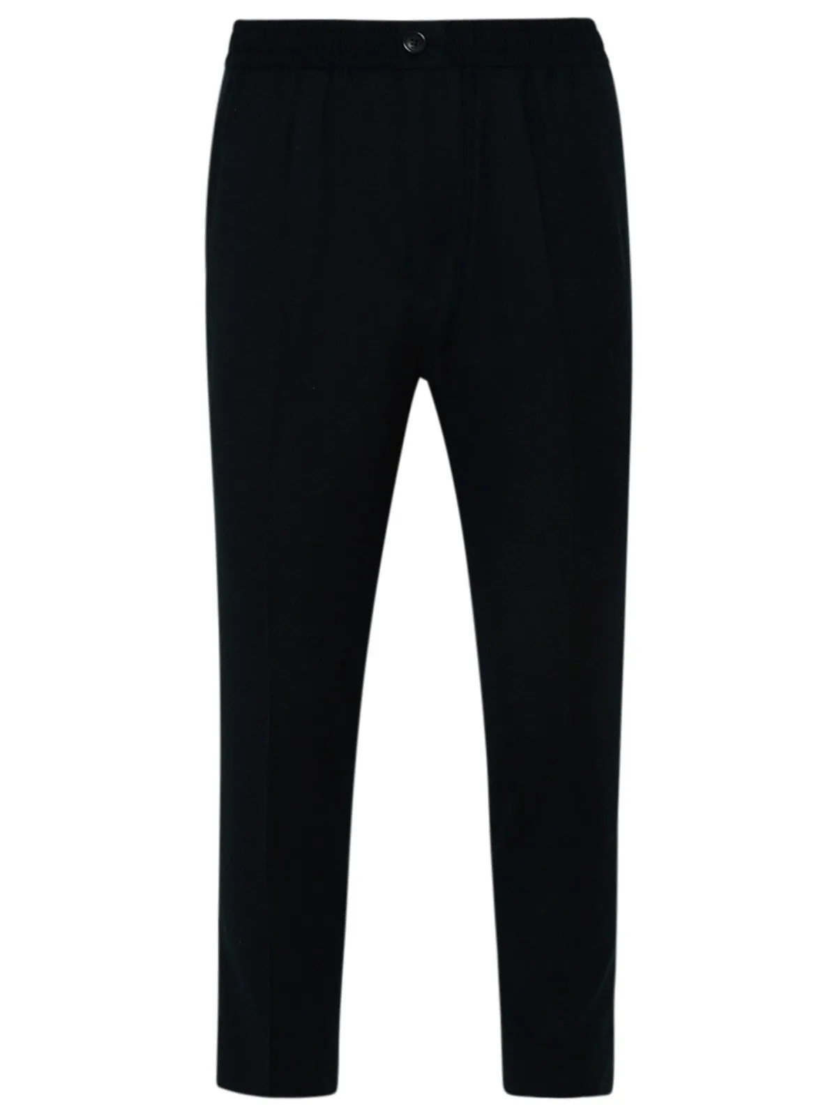 AMI Elasticated Waist Cropped Trousers