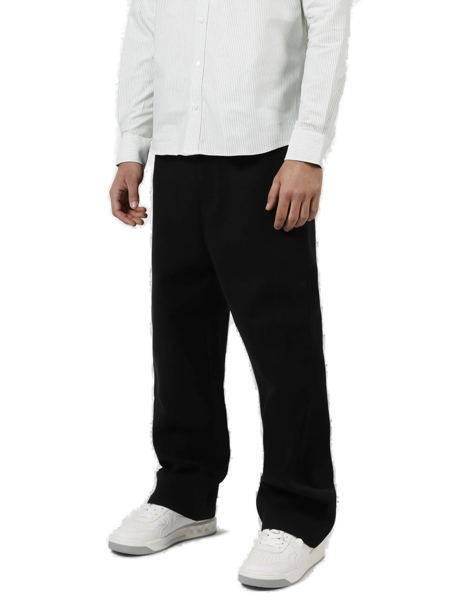 AMI High-Rise Wide Leg Jeans