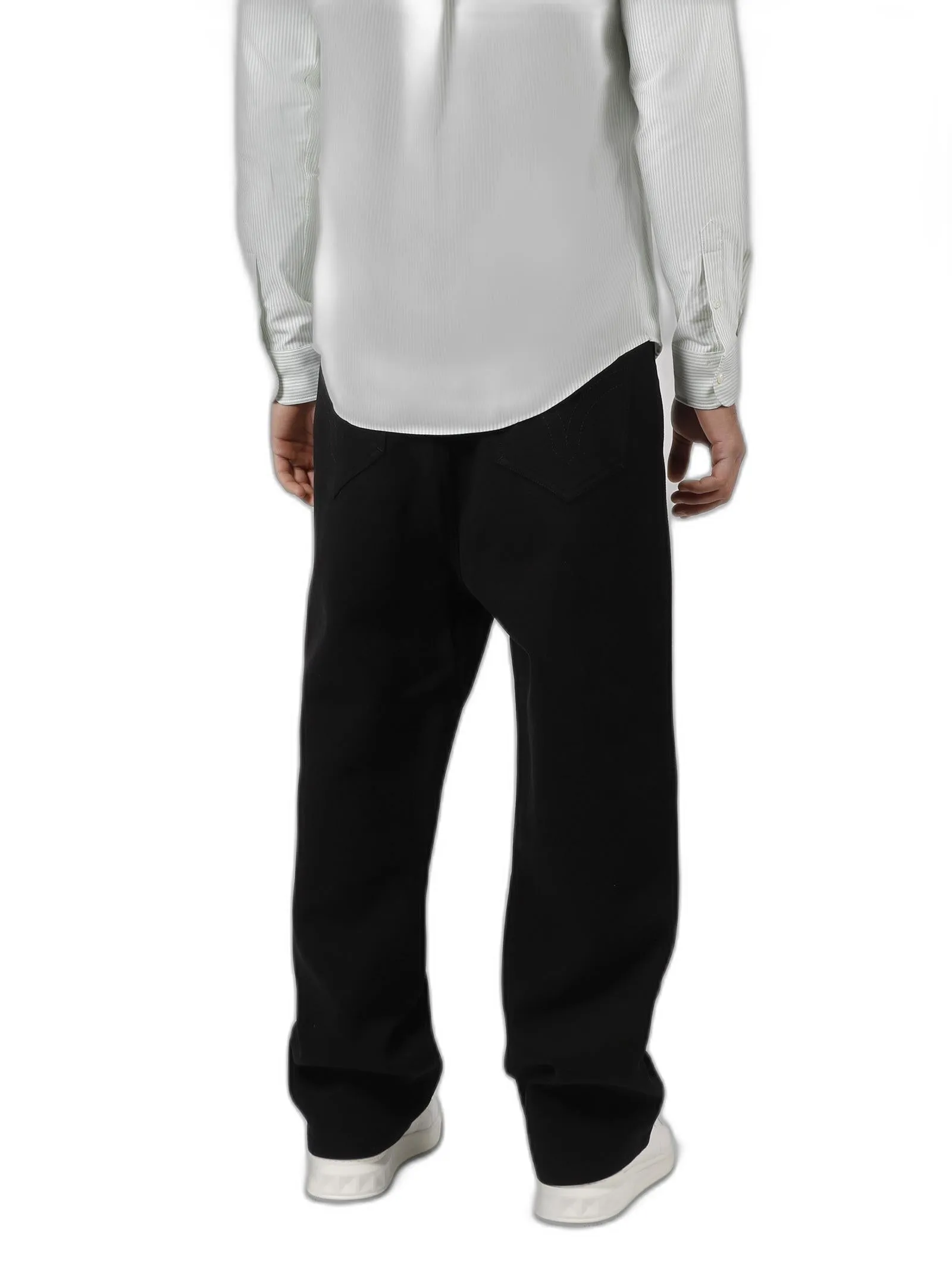 AMI High-Rise Wide Leg Jeans