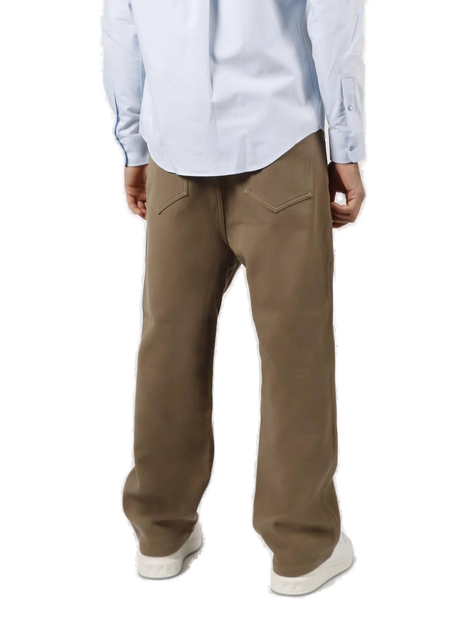 AMI High-Rise Wide Leg Jeans