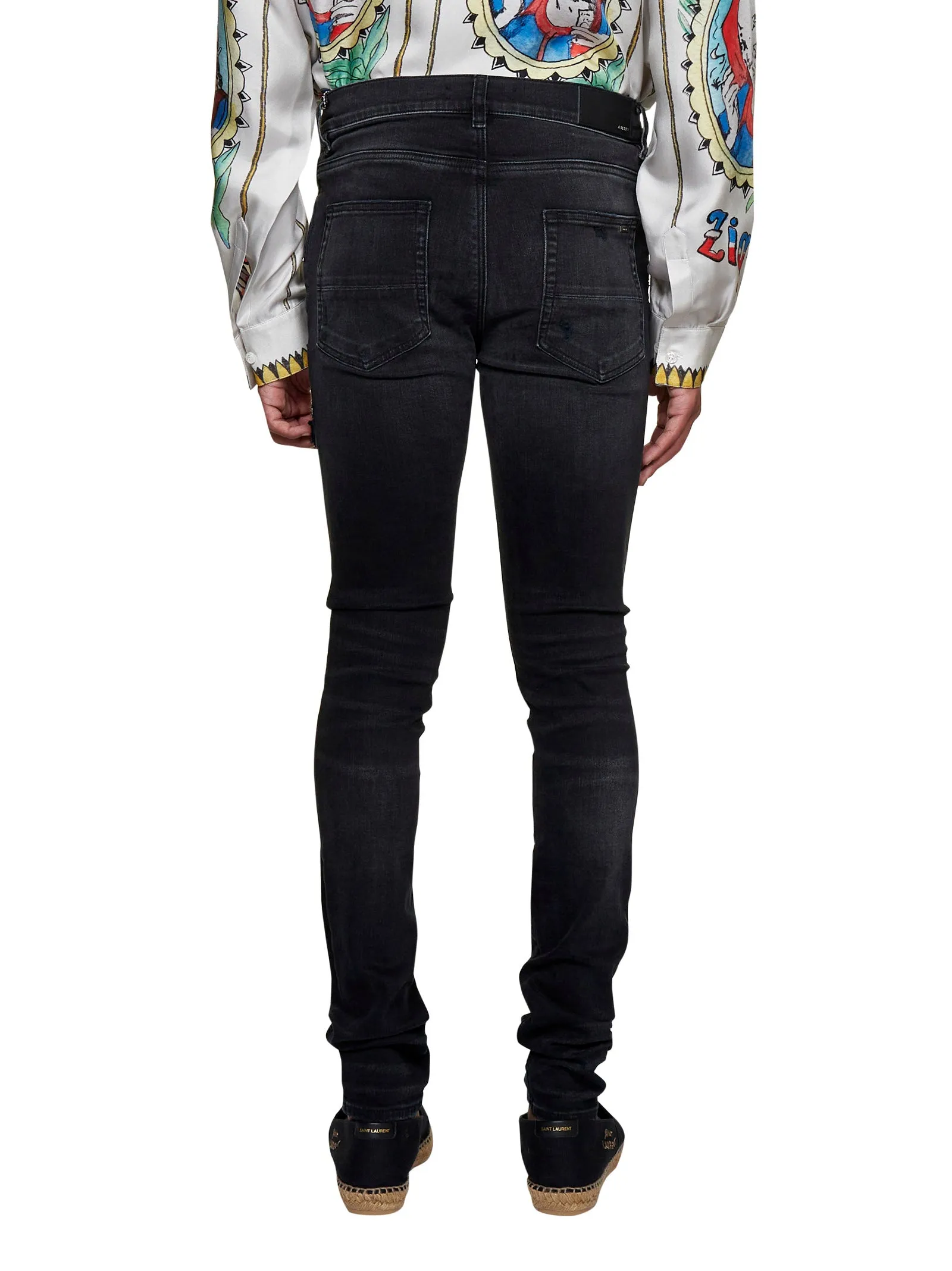 Amiri Distressed Skinny Cut Jeans