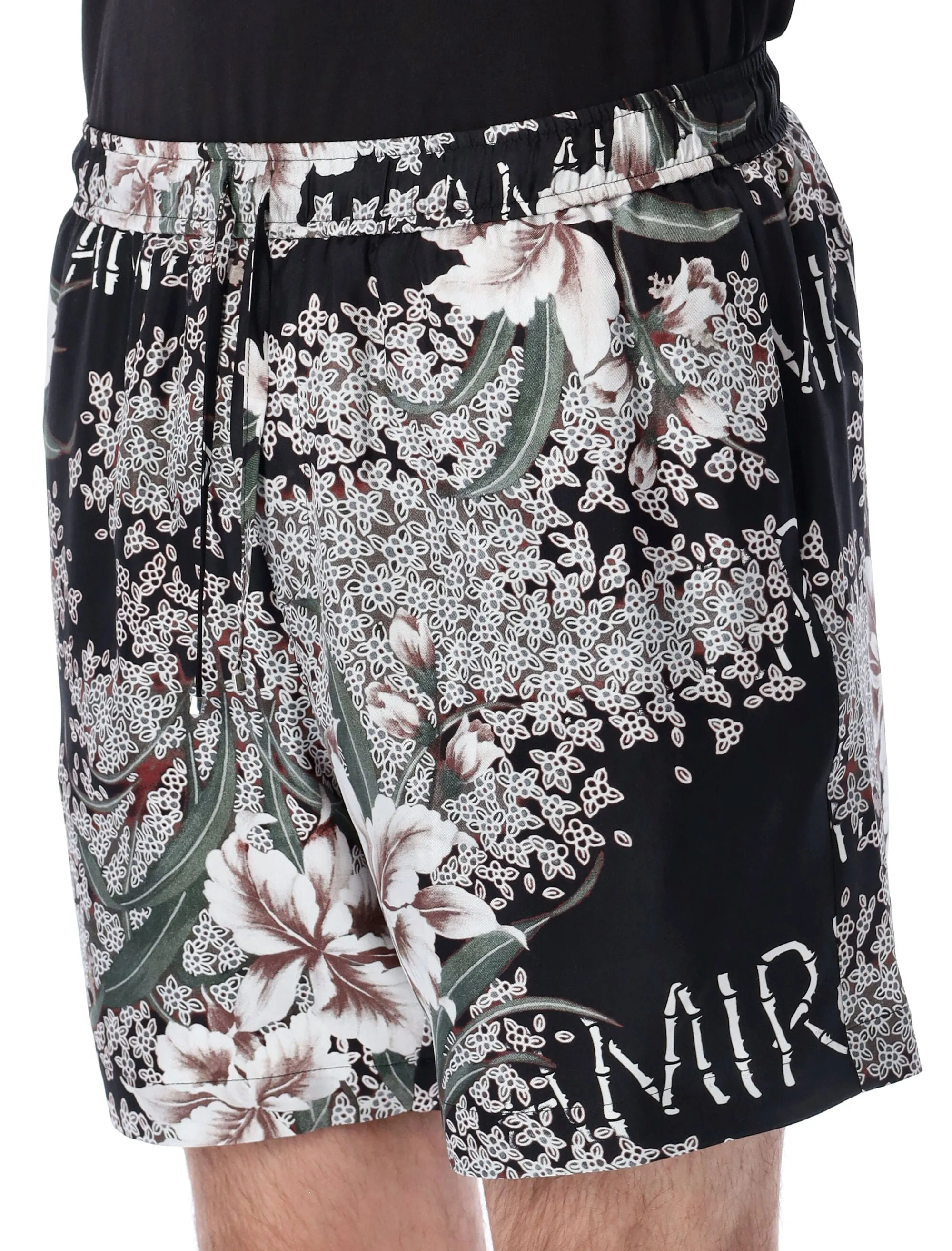 Amiri Floral-Printed Elasticated Waist Shorts