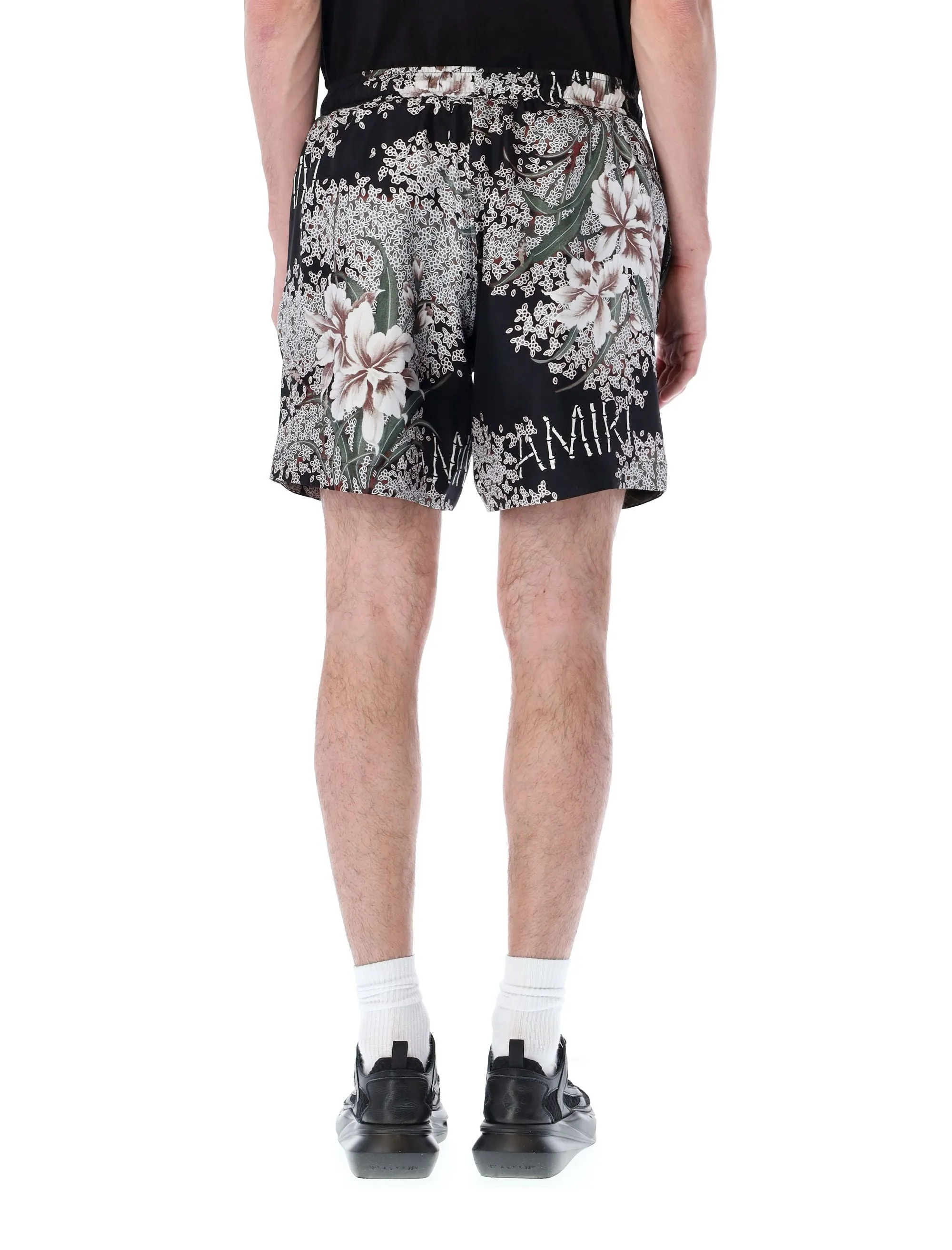 Amiri Floral-Printed Elasticated Waist Shorts